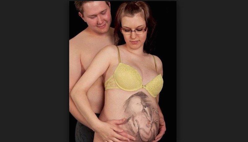 Utandıran hamilelik fotoğrafları! 11