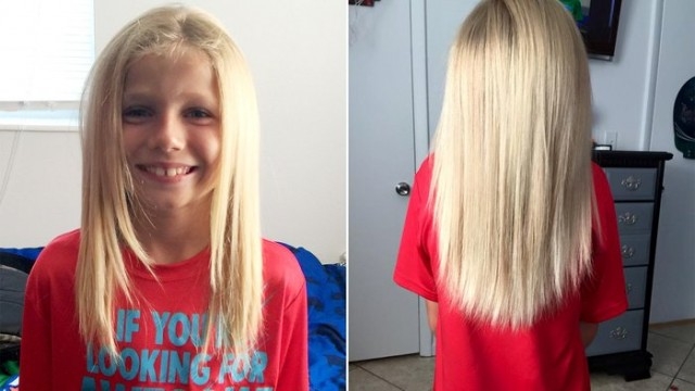 8 yaşındaki erkek çocuğu saçlarını uzatma nedeni sizi çok etikleyecek! 4