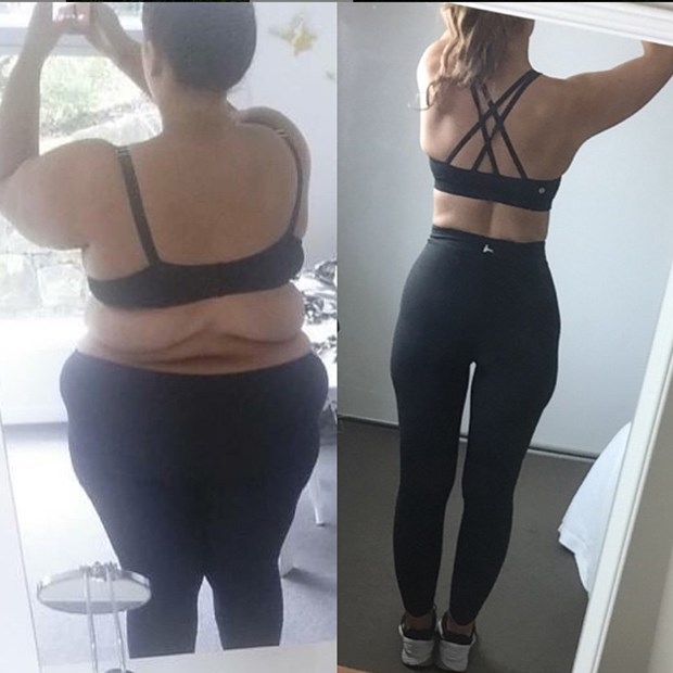 Genç kadının inanılmaz değişimi: 11 ayda 86 kilo verdi 2