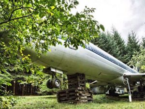 Boeing 727'den ev yaptı