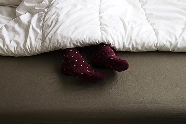 Islak çorapla uyumanın öyle bir faydası var ki! 4