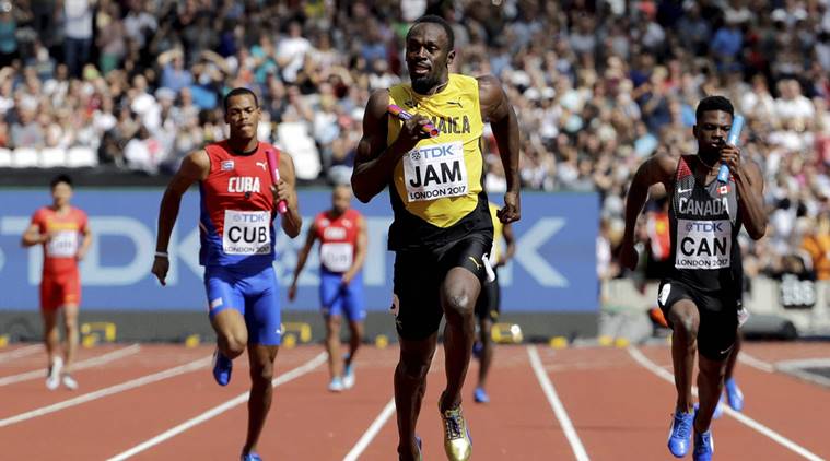 4x100 bayrak yarışında Usain Bolt sakatlandı