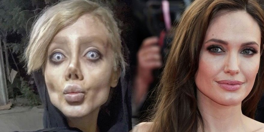 Her şey Angelina Jolie’ye benzemek için!