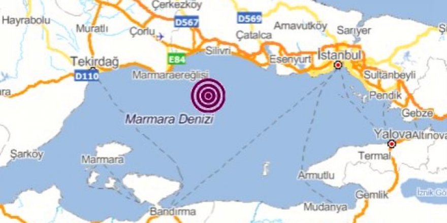 İstanbul'da 6,0 büyüklüğünde korkutan deprem!