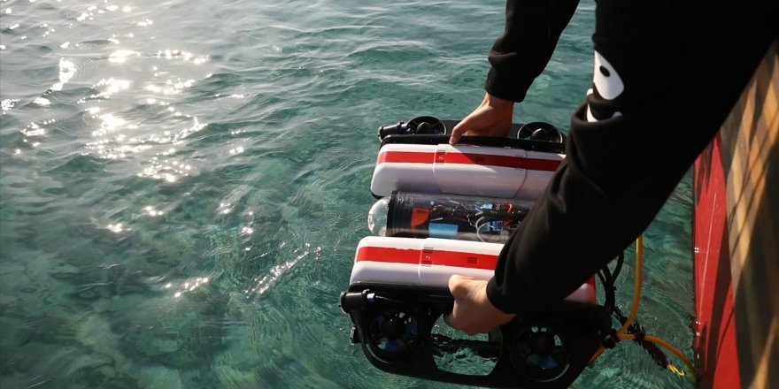 KKTC’nin ilk sualtı robotu “ORCA” denize indi