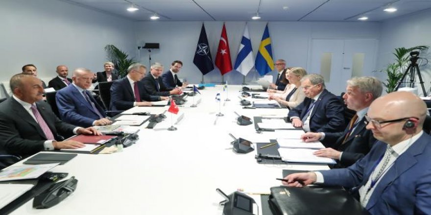 Türkiye, İsveç, Finlandiya ve NATO arasındaki 4'lü zirvenin ardından ortak bildiri imzalandı! İşte alınan kararlar