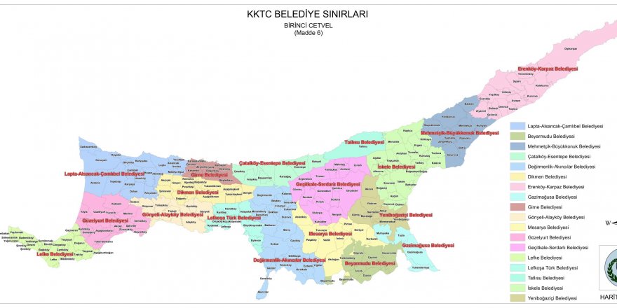 18 Belediyenin son hali Cumhuriyet Meclisi’nin internet sitesinden paylaşıldı