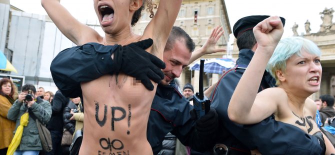 KKTC'DE FEMEN ALARMI!
