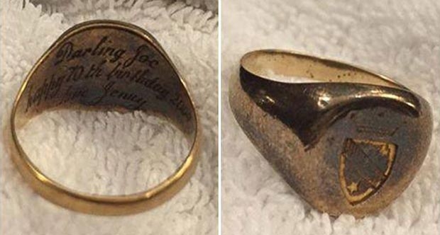 Kaybolan yüzüğünü Facebook sayesinde buldu!