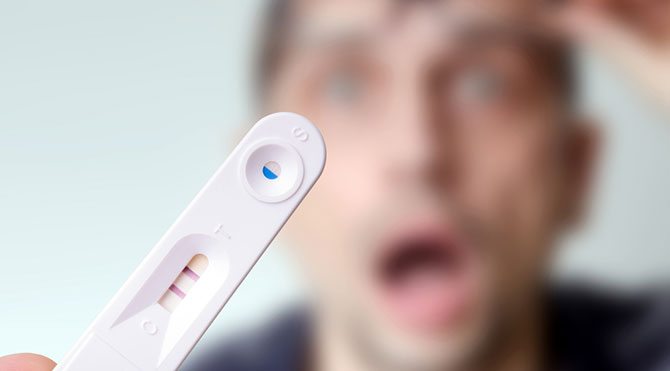 Eğer erkekler gebelik testi yaparsa...