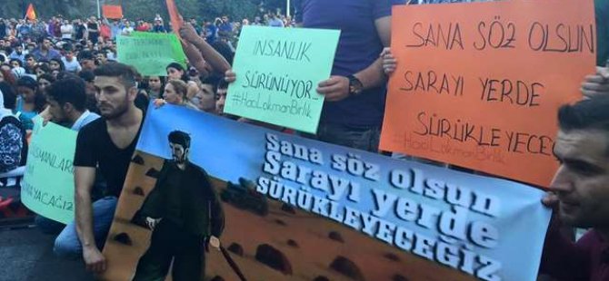 ANKARA KATLİAMI LEFKOŞA'DA PROTESTO EDİLDİ