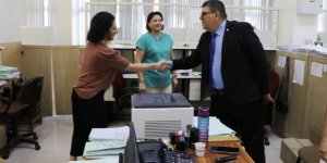 Maliye Bakanı Berova, Gelir ve Vergi Dairesi Girne Şubesi’nde incelemelerde bulundu