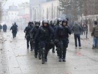 KOSOVA'DAKİ PROTESTO