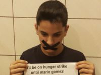 14 yaşındaki çocuktan açlık grevi